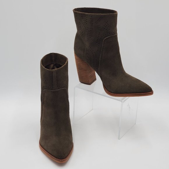 Vince Camuto - Suede Western Bootie - NWOT - Picture 7 of 15